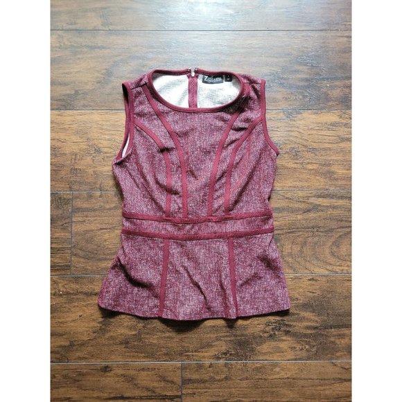 New York & Company Burgundy Blouse size Small - Picture 1 of 5